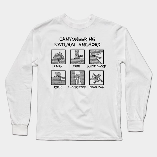 Canyoneering Natural Anchors New Long Sleeve T-Shirt by TheWanderingFools